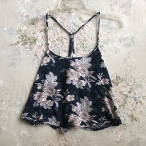 Forever 21 Floral Racerback Cami